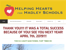 Tablet Screenshot of helpingheartsforhadleyschools.org